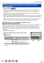 Preview for 62 page of Panasonic lumix DMC-LX10 Operating Instructions For Advanced Features