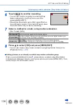 Preview for 136 page of Panasonic lumix DMC-LX10 Operating Instructions For Advanced Features