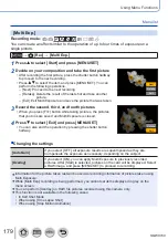 Preview for 179 page of Panasonic lumix DMC-LX10 Operating Instructions For Advanced Features