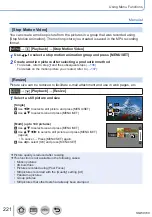 Preview for 221 page of Panasonic lumix DMC-LX10 Operating Instructions For Advanced Features