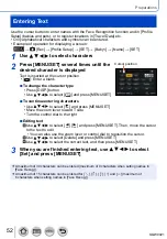 Preview for 52 page of Panasonic Lumix DMC-LX100EBS Owner'S Manual For Advanced Features