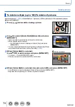 Preview for 74 page of Panasonic Lumix DMC-LX100EBS Owner'S Manual For Advanced Features