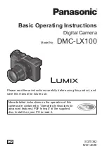 Preview for 1 page of Panasonic LUMIX DMC-LX100GN Basic Operating Instructions Manual