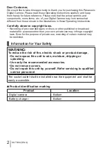 Preview for 2 page of Panasonic LUMIX DMC-LX100GN Basic Operating Instructions Manual