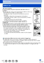 Предварительный просмотр 13 страницы Panasonic Lumix DMC-LX15 Operating Instructions For Advanced Features