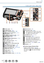 Предварительный просмотр 17 страницы Panasonic Lumix DMC-LX15 Operating Instructions For Advanced Features