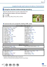 Предварительный просмотр 47 страницы Panasonic Lumix DMC-LX15 Operating Instructions For Advanced Features