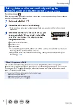 Предварительный просмотр 61 страницы Panasonic Lumix DMC-LX15 Operating Instructions For Advanced Features