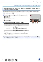 Предварительный просмотр 64 страницы Panasonic Lumix DMC-LX15 Operating Instructions For Advanced Features