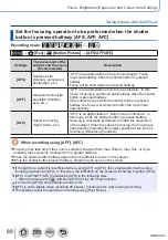 Предварительный просмотр 88 страницы Panasonic Lumix DMC-LX15 Operating Instructions For Advanced Features