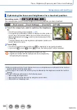 Предварительный просмотр 98 страницы Panasonic Lumix DMC-LX15 Operating Instructions For Advanced Features