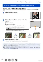 Предварительный просмотр 103 страницы Panasonic Lumix DMC-LX15 Operating Instructions For Advanced Features