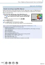 Предварительный просмотр 109 страницы Panasonic Lumix DMC-LX15 Operating Instructions For Advanced Features