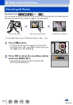 Предварительный просмотр 110 страницы Panasonic Lumix DMC-LX15 Operating Instructions For Advanced Features