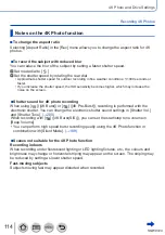 Предварительный просмотр 114 страницы Panasonic Lumix DMC-LX15 Operating Instructions For Advanced Features