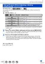 Предварительный просмотр 130 страницы Panasonic Lumix DMC-LX15 Operating Instructions For Advanced Features