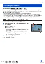Предварительный просмотр 158 страницы Panasonic Lumix DMC-LX15 Operating Instructions For Advanced Features