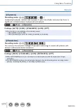 Предварительный просмотр 177 страницы Panasonic Lumix DMC-LX15 Operating Instructions For Advanced Features