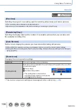 Предварительный просмотр 196 страницы Panasonic Lumix DMC-LX15 Operating Instructions For Advanced Features