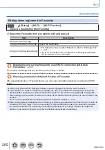 Предварительный просмотр 265 страницы Panasonic Lumix DMC-LX15 Operating Instructions For Advanced Features