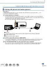 Предварительный просмотр 276 страницы Panasonic Lumix DMC-LX15 Operating Instructions For Advanced Features