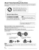 Предварительный просмотр 6 страницы Panasonic LUMIX DMC-LX1EB Operating Instructions Manual