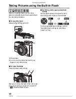 Предварительный просмотр 40 страницы Panasonic LUMIX DMC-LX1EB Operating Instructions Manual