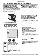 Предварительный просмотр 47 страницы Panasonic LUMIX DMC-LX1EB Operating Instructions Manual