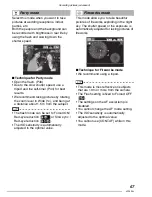 Предварительный просмотр 67 страницы Panasonic LUMIX DMC-LX1EB Operating Instructions Manual