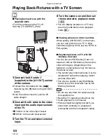 Предварительный просмотр 104 страницы Panasonic LUMIX DMC-LX1EB Operating Instructions Manual