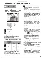 Preview for 47 page of Panasonic LUMIX DMC-LX1GC Operating Instructions Manual