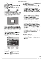 Preview for 71 page of Panasonic LUMIX DMC-LX1GC Operating Instructions Manual