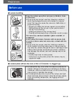 Preview for 6 page of Panasonic Lumix DMC-LX7 Operating Instructions Manual