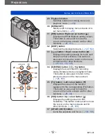 Preview for 12 page of Panasonic Lumix DMC-LX7 Operating Instructions Manual