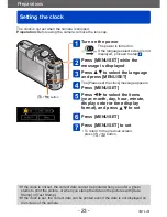 Preview for 23 page of Panasonic Lumix DMC-LX7 Operating Instructions Manual