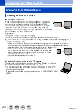 Preview for 268 page of Panasonic LUMIX DMC-LX9 Operating Instructions For Advanced Features