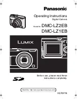 Panasonic LUMIX DMC-LZ1EB Operating Instructions Manual предпросмотр