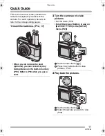 Preview for 11 page of Panasonic Lumix DMC-LZ1GN Operating Instructions Manual