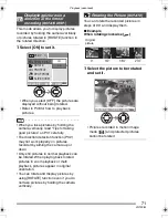 Preview for 71 page of Panasonic Lumix DMC-LZ1GN Operating Instructions Manual