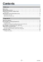 Preview for 2 page of Panasonic Lumix DMC-LZ20 Operating Instructions Manual