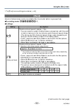 Preview for 80 page of Panasonic Lumix DMC-LZ20 Operating Instructions Manual