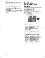 Preview for 32 page of Panasonic Lumix DMC-LZ3 Operating Instructions Manual