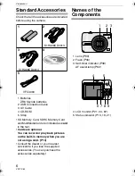 Preview for 6 page of Panasonic Lumix DMC-LZ7 Operating Instructions Manual