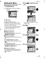 Preview for 17 page of Panasonic Lumix DMC-LZ7 Operating Instructions Manual