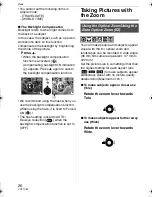 Preview for 26 page of Panasonic Lumix DMC-LZ7 Operating Instructions Manual