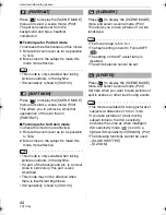 Preview for 44 page of Panasonic Lumix DMC-LZ7 Operating Instructions Manual