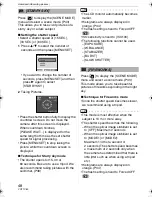 Preview for 48 page of Panasonic Lumix DMC-LZ7 Operating Instructions Manual