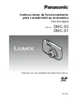 Panasonic Lumix DMC-S1 (Spanish) Instrucciones De Funcionamiento preview