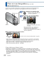 Предварительный просмотр 22 страницы Panasonic Lumix DMC-S1 (Spanish) Instrucciones De Funcionamiento