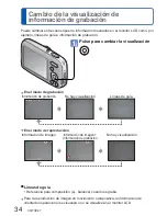 Предварительный просмотр 34 страницы Panasonic Lumix DMC-S1 (Spanish) Instrucciones De Funcionamiento